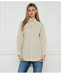 Рубашка c_bostucci_8 Loose fit Boss Orange, бежевый