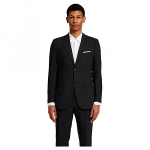 Блейзер Selected Oasis Linen Slim, черный