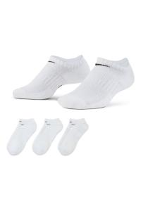 Комплект из 3 пар повседневных спортивных носков для взрослых с амортизацией Nike, белый