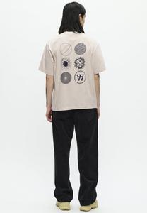 Футболка DOUBLE A BY W.W. LIAM TEE , Moonstruck/Grey