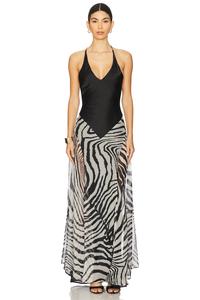 Платье Antonella Delfi, zebra