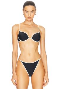 Алексис бикини-топ Shani Shemer, цвет Black & White