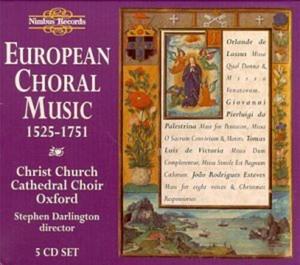 CD диск European Choral Music: 1525-1751 / Various: European Choral Music: 1525-1751 / Various