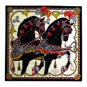 Шёлковый платок HERMES Мультиколор