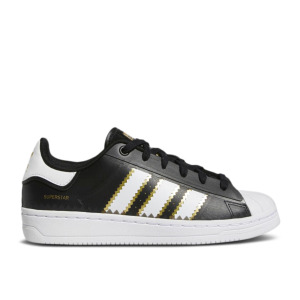 Кроссовки adidas Wmns Superstar Ot Tech 'Black Gold Metallic', черный