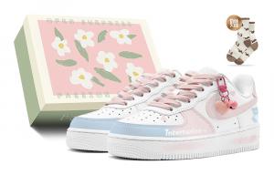 Женские кроссовки для скейтбординга Nike Air Force 1, 	 Pink