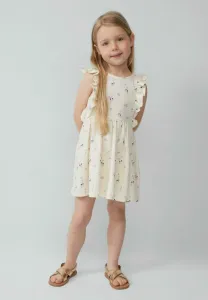 Платье из джерси kurzes с принтом и волантермельном S.Oliver, Creme