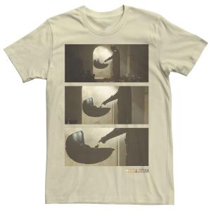 Мужская футболка The Mandalorian The Child aka Baby Yoda Panel Zoom In Star Wars