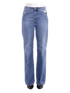 Прямые джинсы с завышенной талией DONDUP, синий