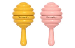 Бальзам для губ Honey в стике, успокаивающий, увлажняющий, питающий, восстанавливающий, 3.8 г*2 Manukabee, peak honey желтый 3.8g + peach powder 3.8g