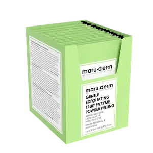 Нежный пилинг для лица с фруктовыми энзимами, 30x2 г Maru.Derm