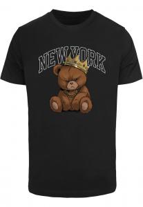 Рубашка Mister Tee NY Crowned Bear, черный