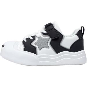 Нескользящие и дышащие низкие детские кроссовки для скейтбординга ABC KIDS, черный/белый