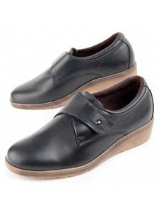 Purapiel Мокасины на танкетке Anila синего цвета