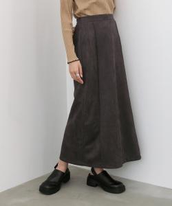 Длинная замшевая юбка