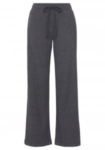 Пижамные штаны LASCANA Pajama Pants, антрацит