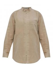 Рубашка Paper-Esque U на пуговицах Issey Miyake, нейтральный