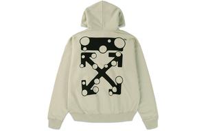Толстовка мужская Off-White Bubble Arrow Skate, хаки