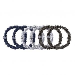 Резинка для волос dünne s aus reiner seide Slip, nachtblau, количество 1 шт.