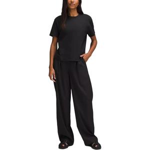 Футболка свободного кроя Lululemon, черный