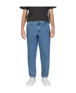 Синие хлопковые джинсы и брюки Jack & Jones, синий