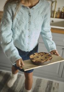 Кардиган Kaffe MARTHA, Windward Blue Melange/Mottled Blue