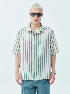 Рубашка на пуговицах Comfort fit VAMOS CLO, цвет Emerald/Pastel green