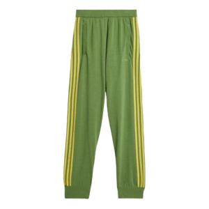 Штаны x wales bonner нейлоновые трикотажные спортивные штаны азиатские размеры Adidas, зеленый