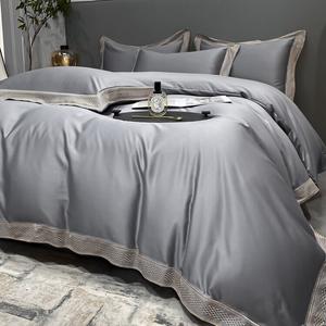 FUANNA Постельное белье 1.5m, простыня, размер 200x230 см, цвет Jane Eyre - High Gray OLD