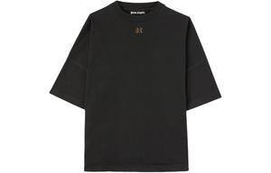 Туманный логотип на футболке Palm Angels, черный