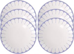 Набор тарелок Villeroy & Boch Fleur Couleur, 6 предметов, 21,2 см, синий