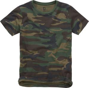 Футболка Brandit Kids T-Shirt, цвет woodland