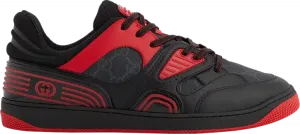 Кроссовки Gucci Basket Black Red, черный