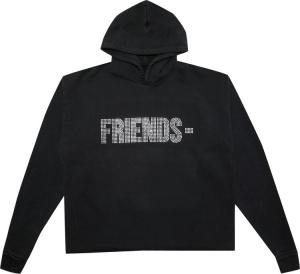 Худи Vlone x Swavorski Friends Hoodie 'Black', черный