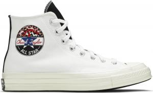 Кроссовки Converse Chuck 70 Hi Logo Play - White Rush Blue, белый