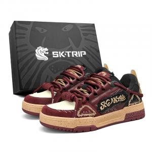 Sk.Trip Скейтбордистские кроссовки унисекс, низкие, черный, белый, серый