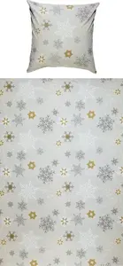 Постельное белье серебро 1x 155x220 см + 1x 80x80 см REDBEST