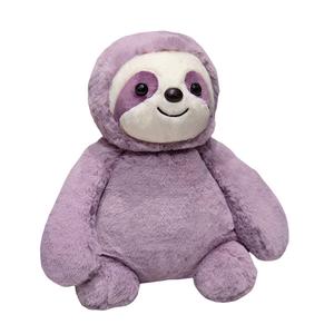 Плюшевая кукла милый щенок, саламандра лягушка и ленивец, высота 30см/40см MLING, фиолетовый