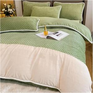 YUSIWOAL Комплект постельного белья зимний тёплый плюшевый