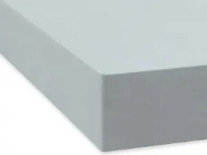 Простыня Dream Sleep Fine Flannel на резинке 100x220 см, серебристая Traumschlaf