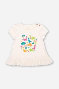 Туника динозавра из джунглей Kite, белый