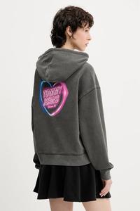 Хлопковая толстовка Tommy Jeans, серый