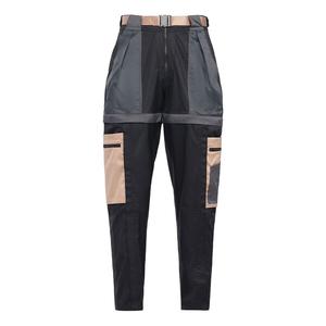 Брюки casual sports detachable pants contrasting colors multiple pockets long pants/trousers black Air Jordan, черный