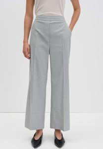 Брюки someday. WIDE LEG BACK WAIST BAND, Hazy Fog Melange/Grey