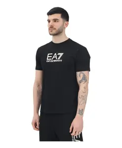 Футболка с коротким рукавом, стандартный крой. Emporio Armani Ea7, черный