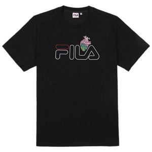 Футболка унисекс черная FILA