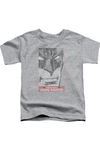 Футболка для детей Batman Original Crime Fighter с коротким рукавом Gildan, Athletic Heather