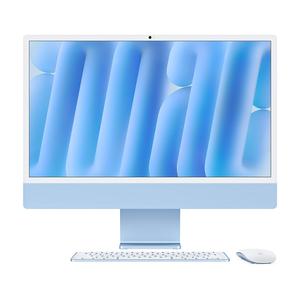 Моноблок Apple iMac 24" М4 (2024), 8 CPU/8 GPU, 16ГБ/512 ГБ, No Ethernet, Blue, английская клавиатура