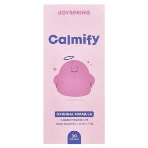 JoySpring, Calmify, жидкий магний, 30 мл (1 жидк. унц.)