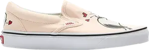 Кеды Vans Peanuts x Classic Slip-On Smack, загар